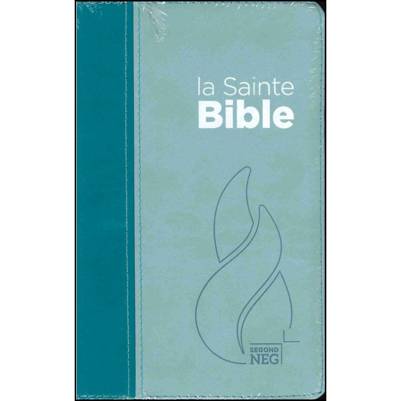 French Bible SEG 1910 Navy Duo-Tone Compact by CLC Editions