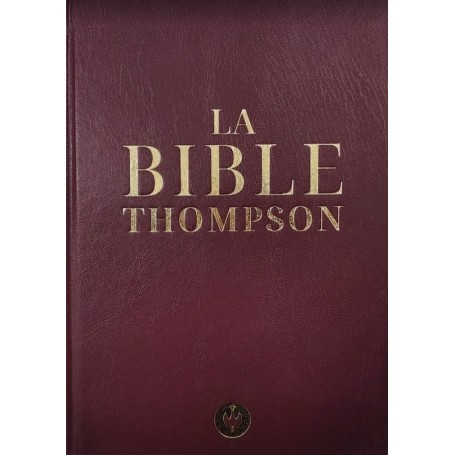 Bible Thompson Colombe rigide grenat - VIDB740
